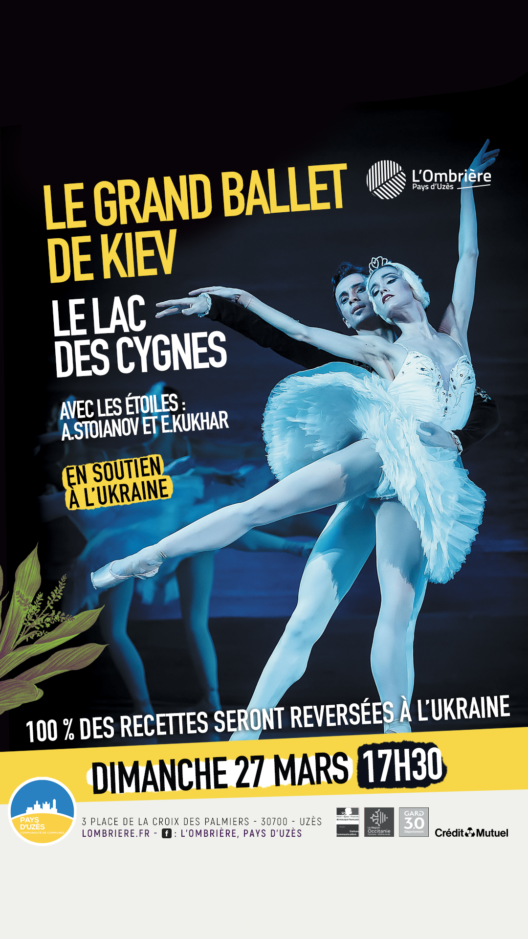 Le Grand Ballet de Kiev à l'Ombrière
