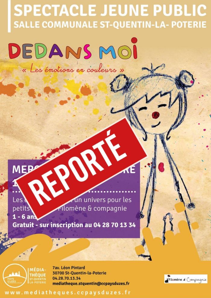 Spectacle Jeune Public "Dedans moi"