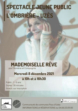 Spectacle Jeune Public "Mademoiselle Rêve"