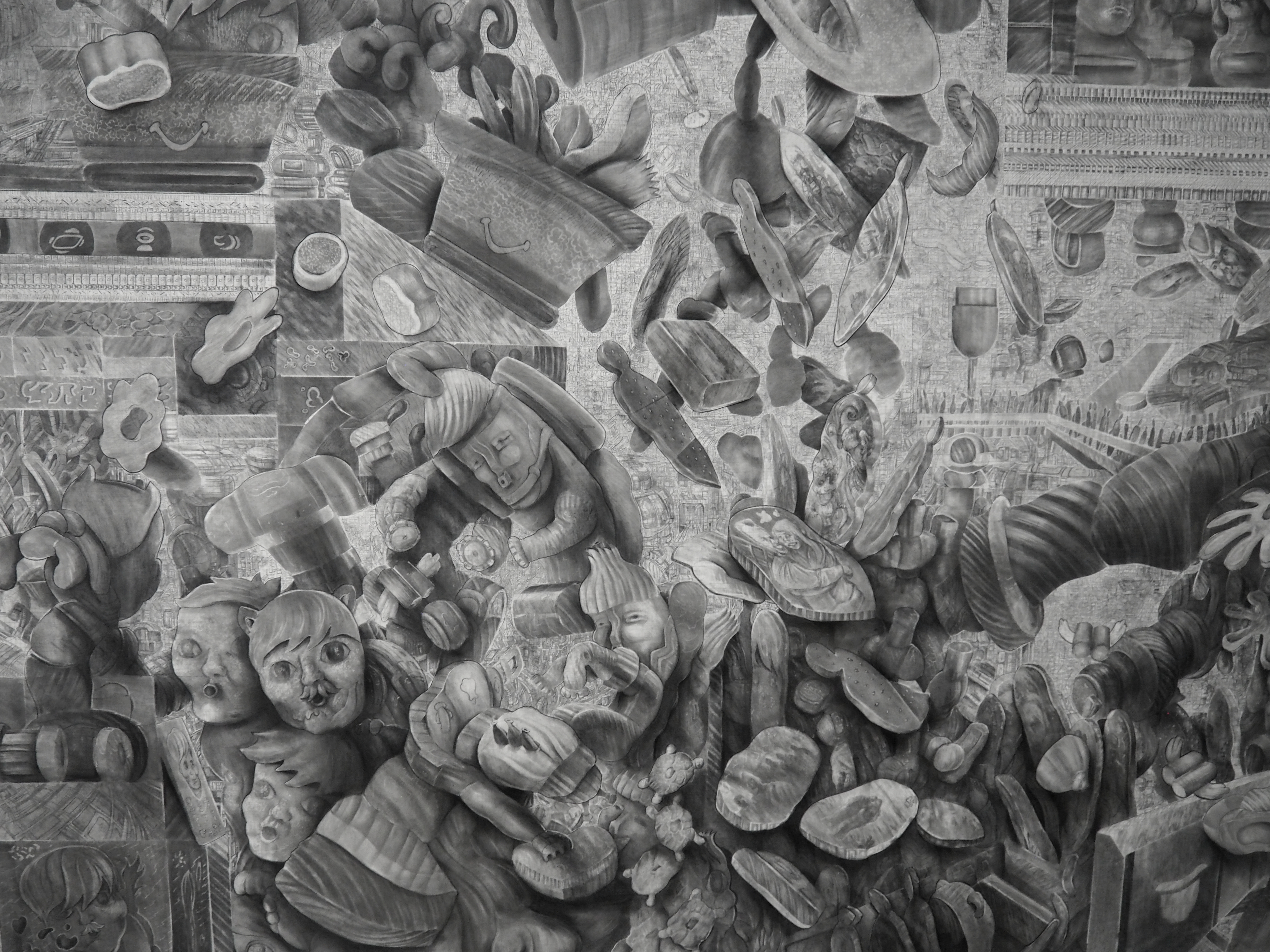 sans titre détail graphite sur papier 2024 3