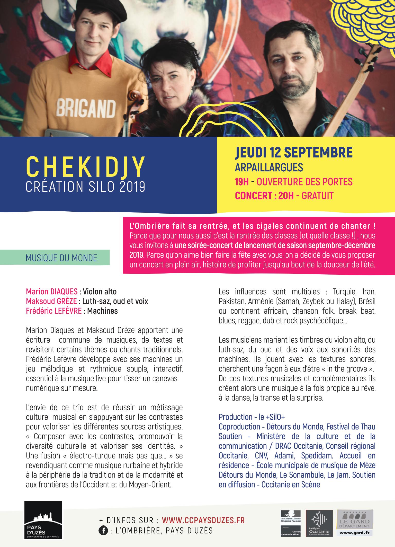 Concert - L’Ombrière fait sa rentrée !