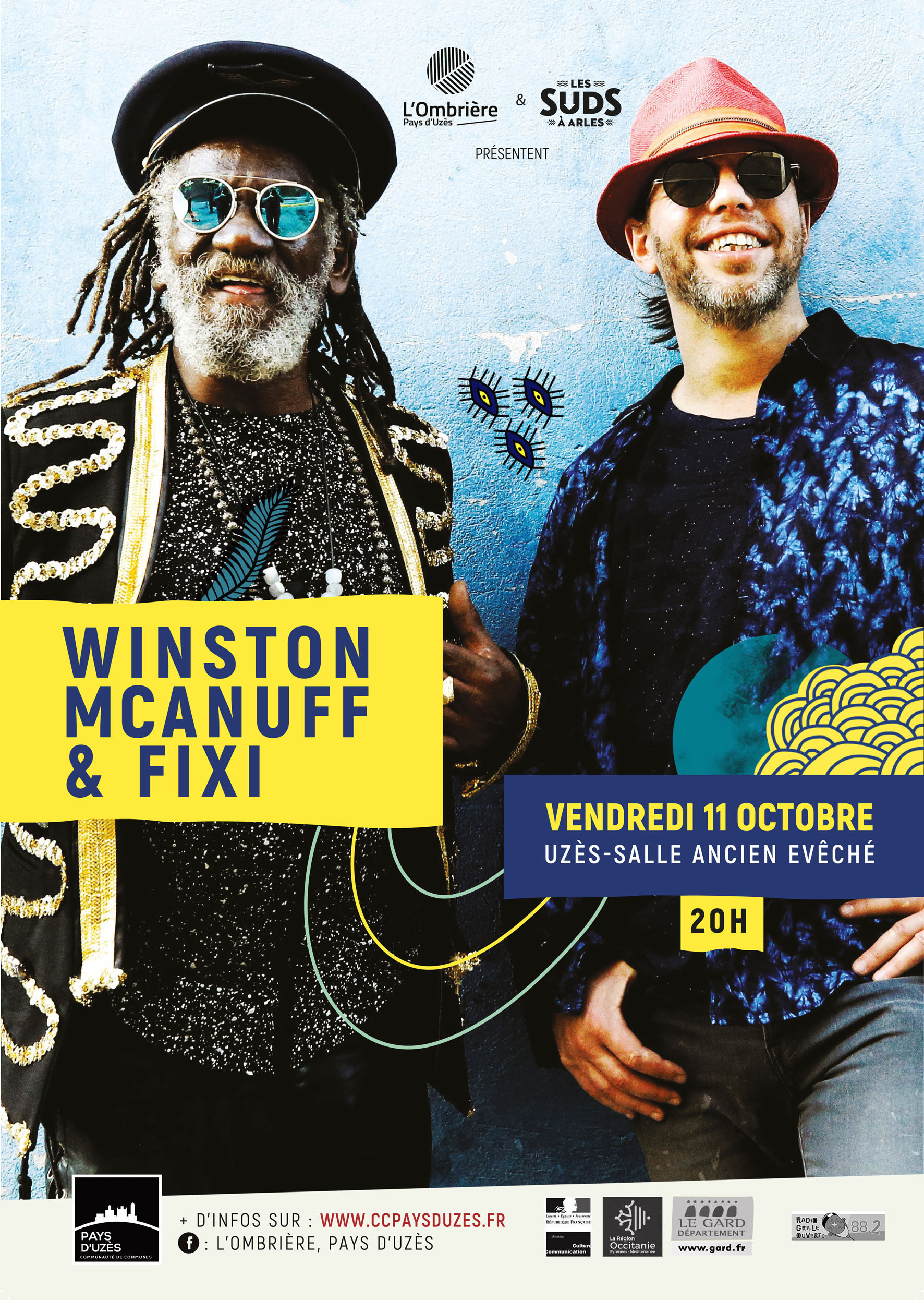Concert Winston McAnuff & Fixi + 1ere Partie : Bongi