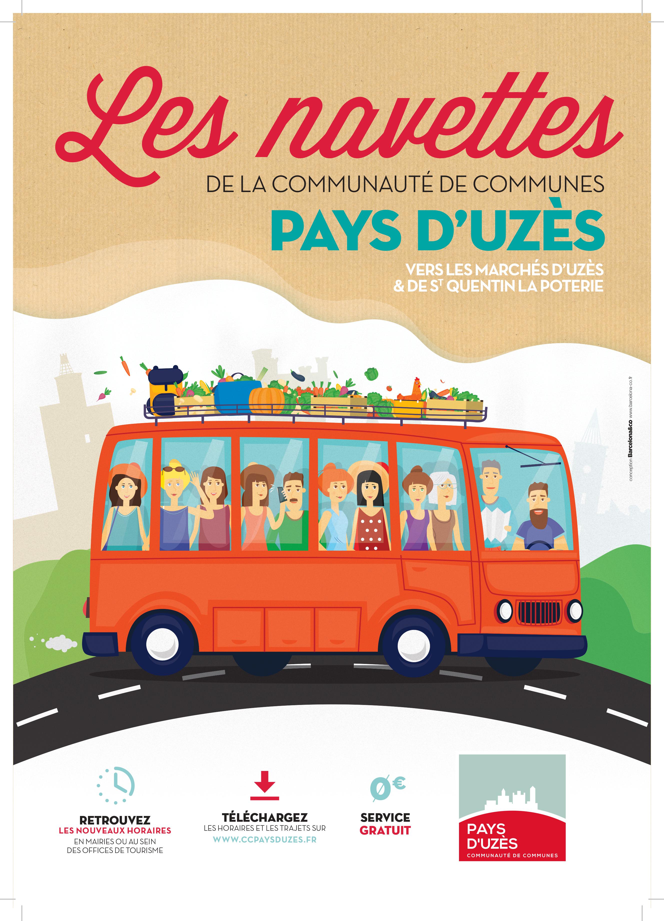 Les navettes vers les marchés