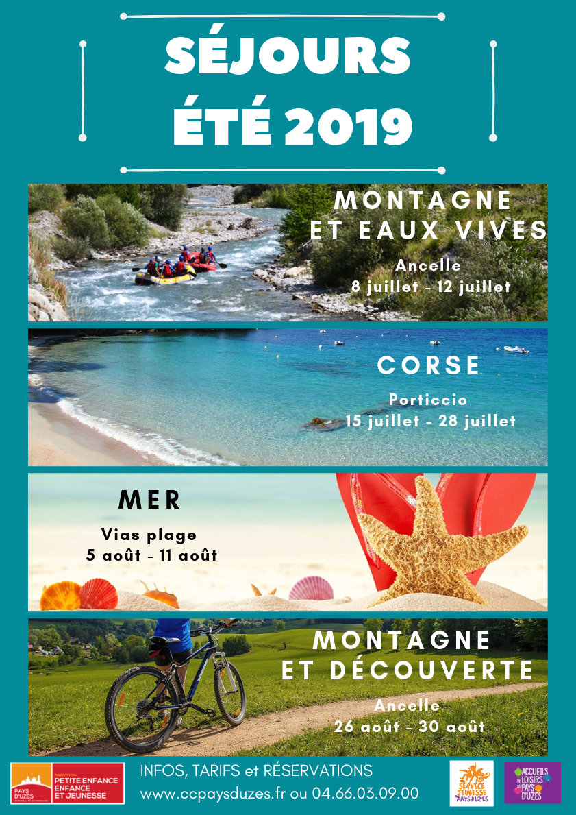 Séjours Été 2019