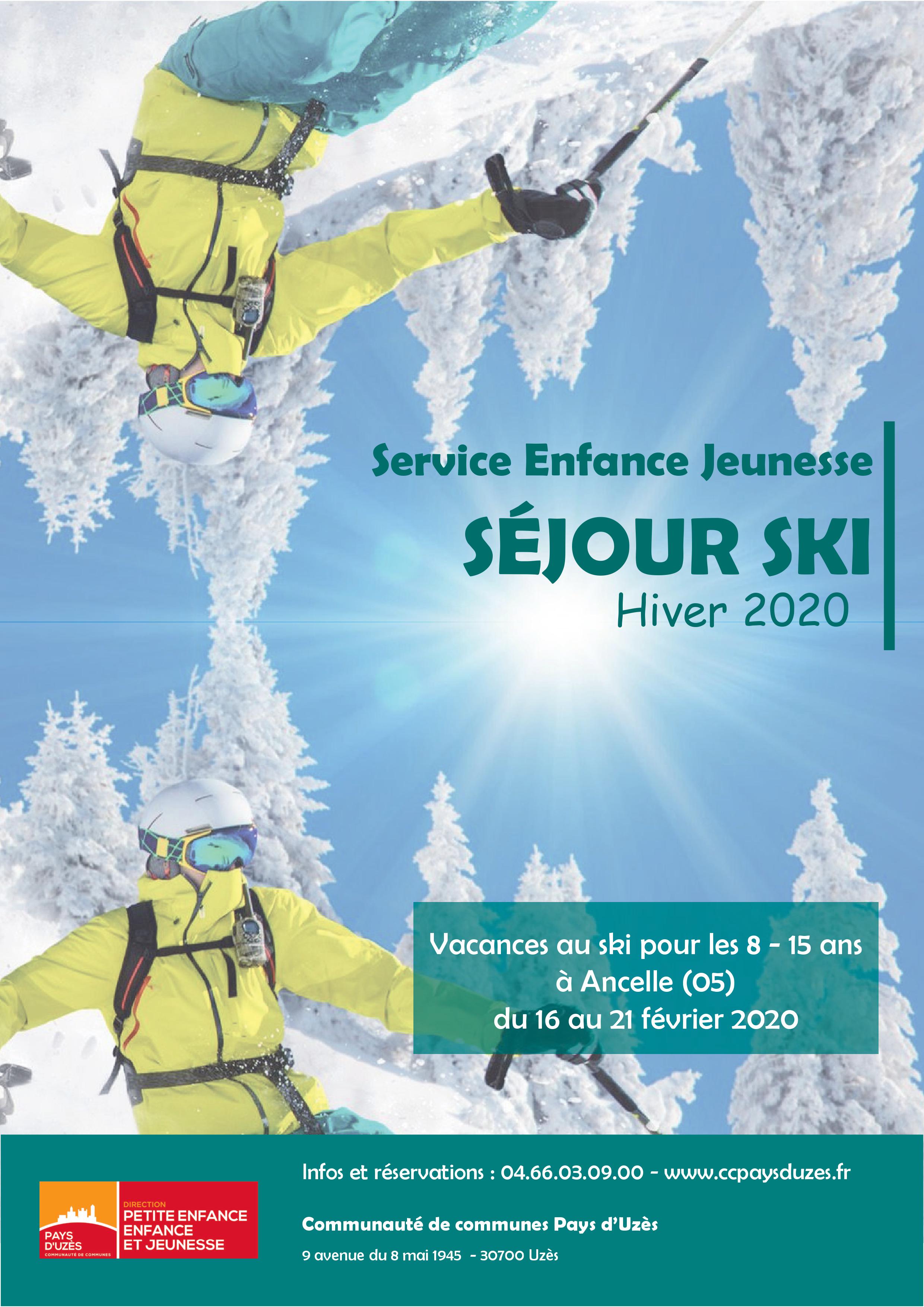 Séjour au ski 2020