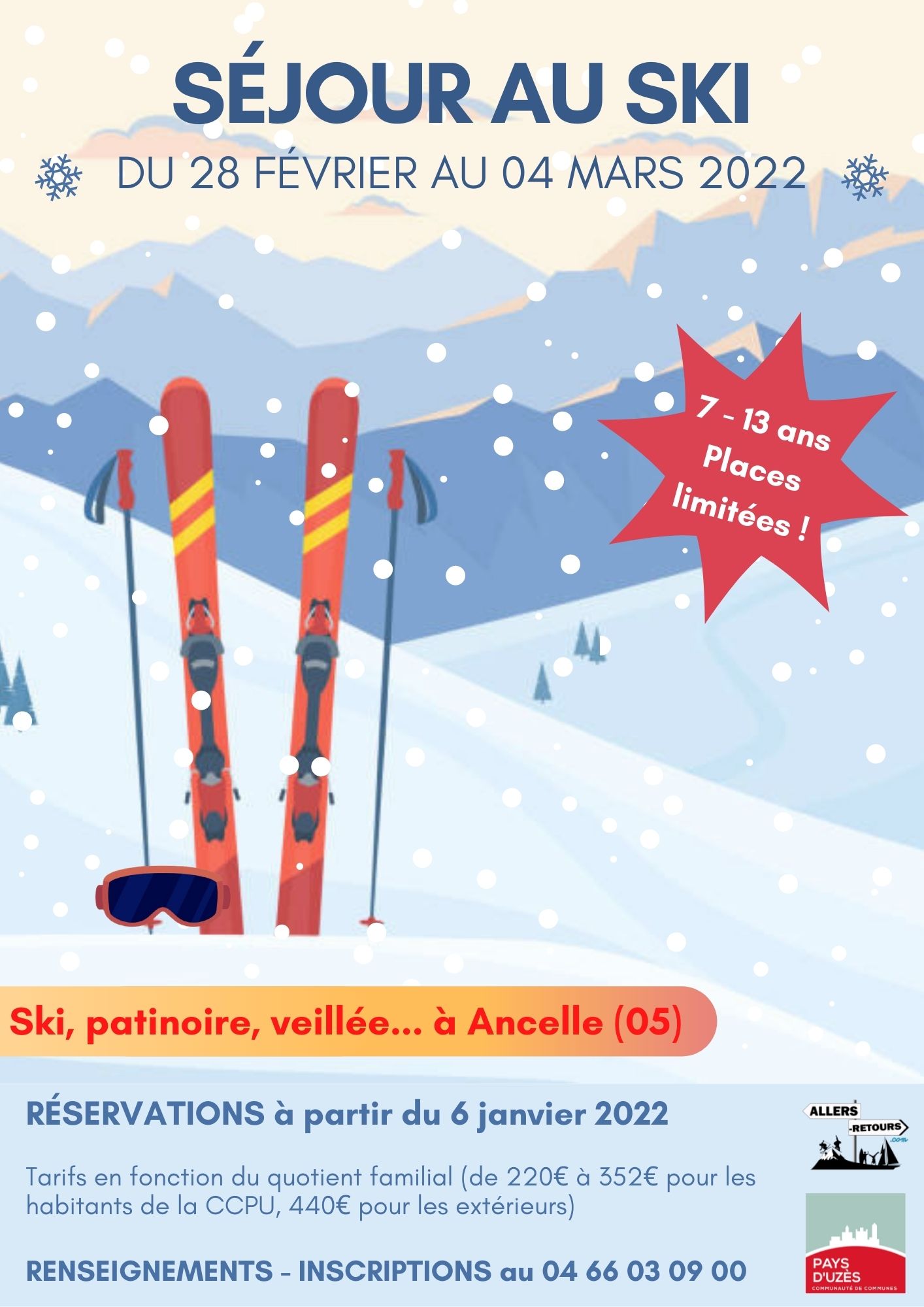 Séjour au ski 2022