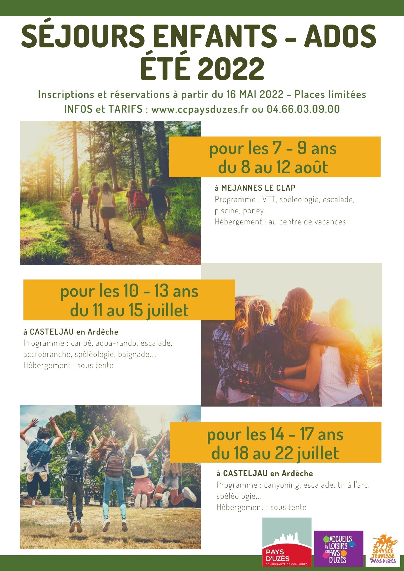 Séjours été 2022