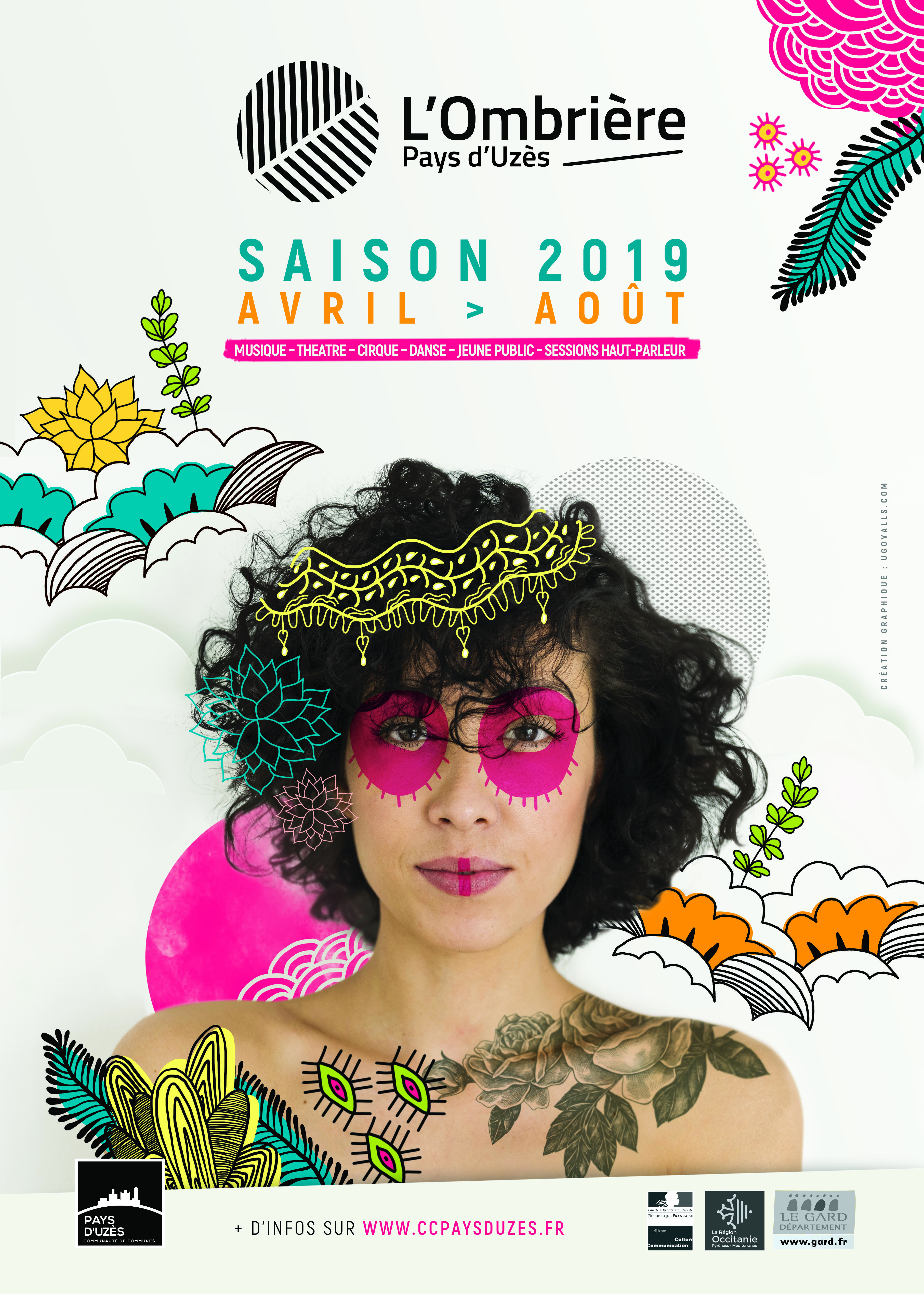 Programme de saison Avril - Août de la préfiguration de l'Ombrière